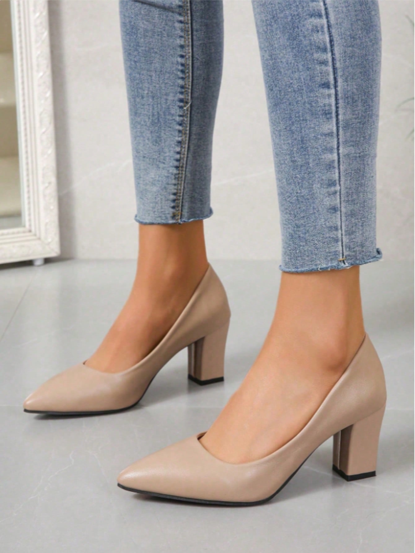 Court Heel Pointed - Women's Elegant Sexy Pointed Toe Stiletto
