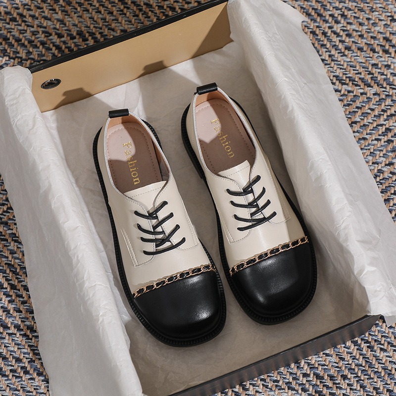 new retro Women's Shoes fashio - Oxford Lace Up Women 评论和价格