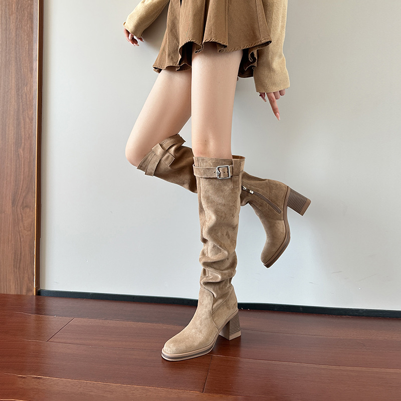 High heeled knee high boots fo - Sock Boot Women 评论和价格